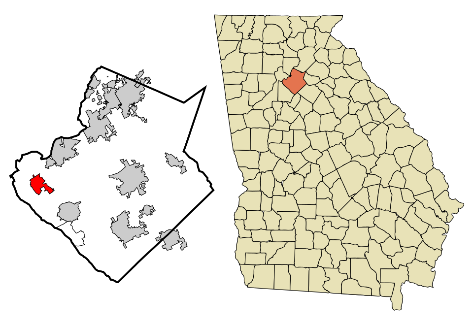Map of Norcross