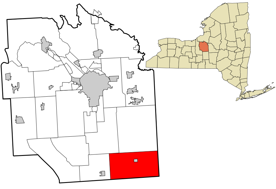 Locator map of Fabius