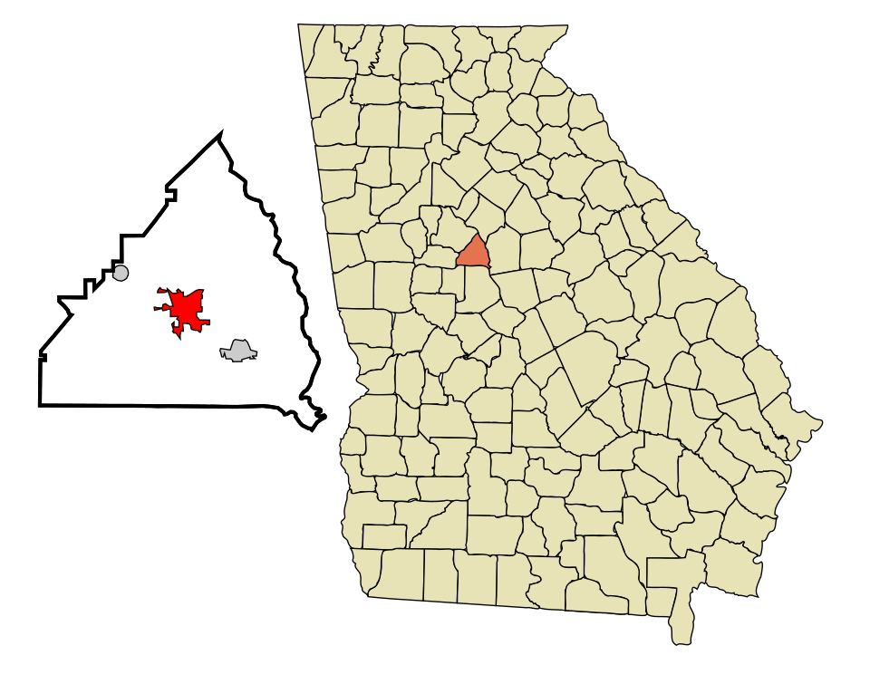 Locator map of Jackson