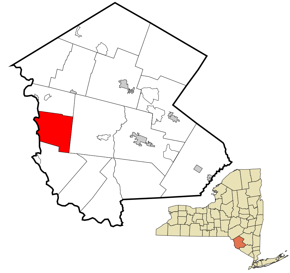 Locator map of Cochecton