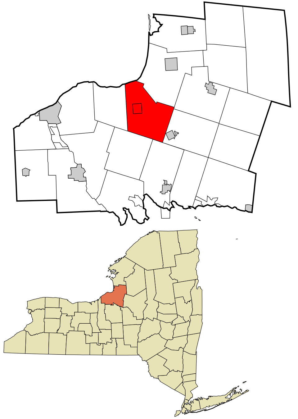 Locator map of Mexico