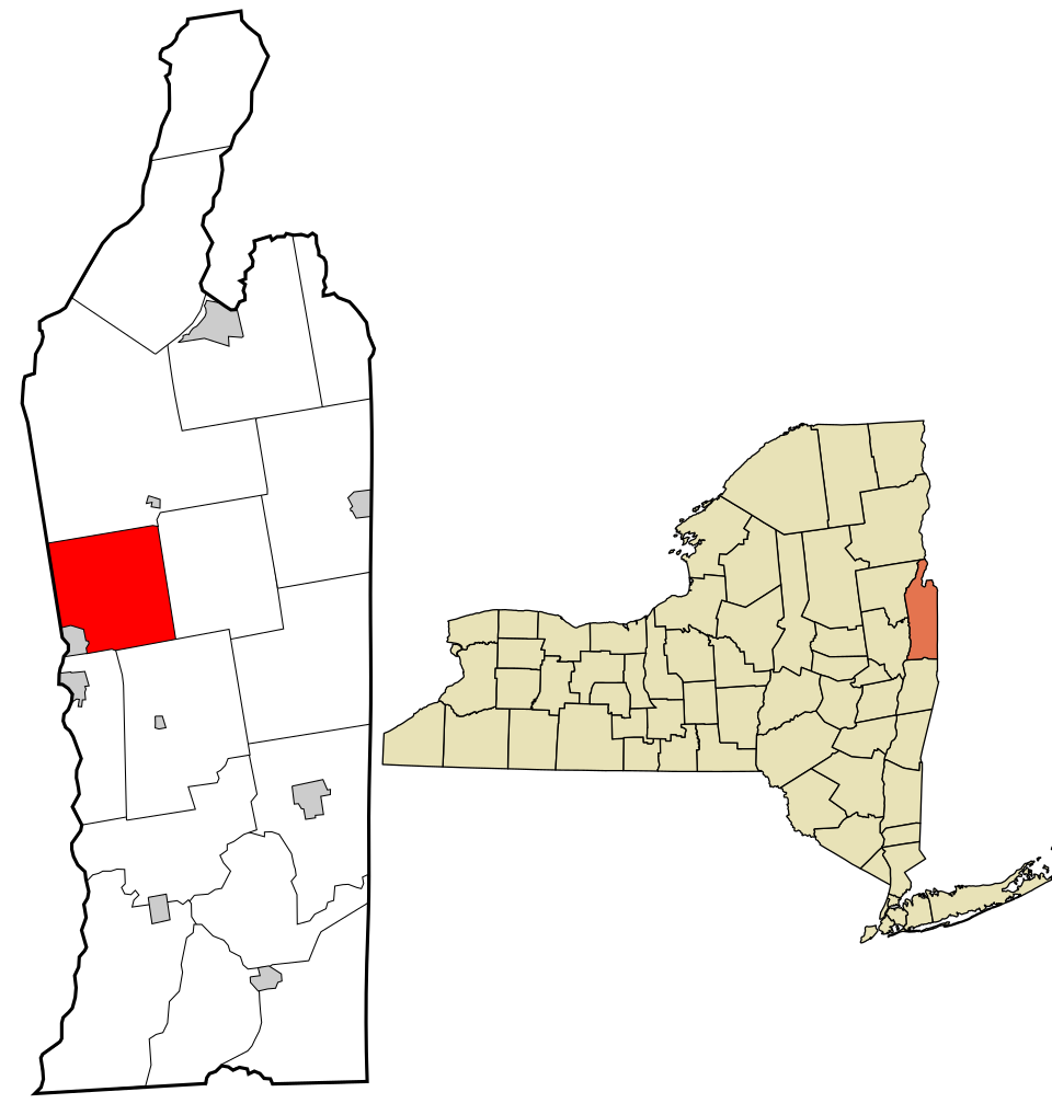 Locator map of Kingsbury