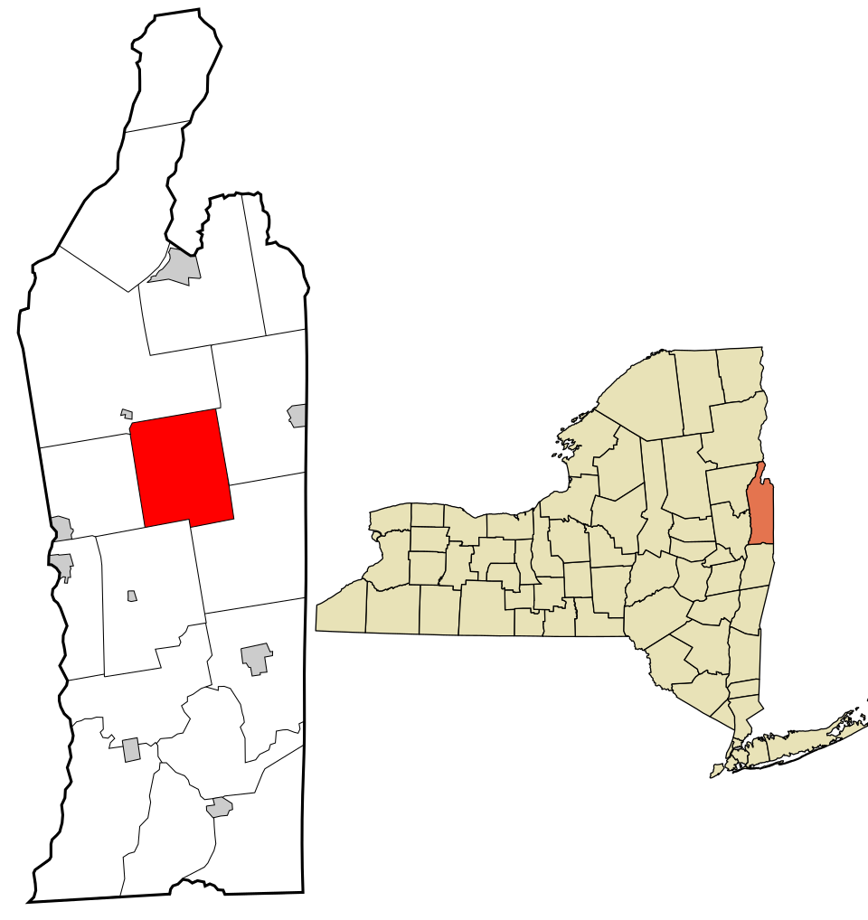 Locator map of Hartford