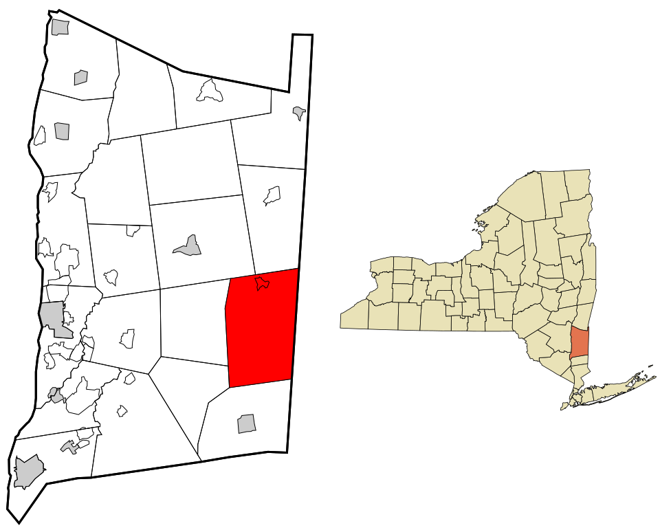 Locator map of Dover