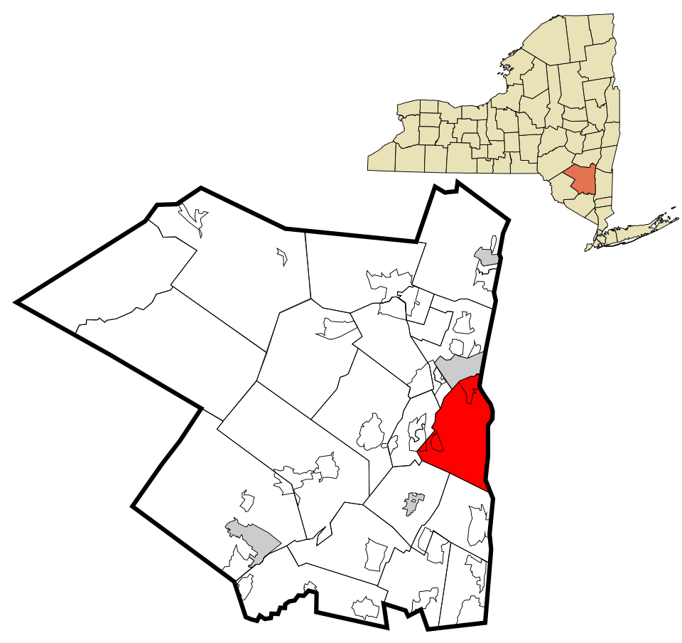 Locator map of Esopus