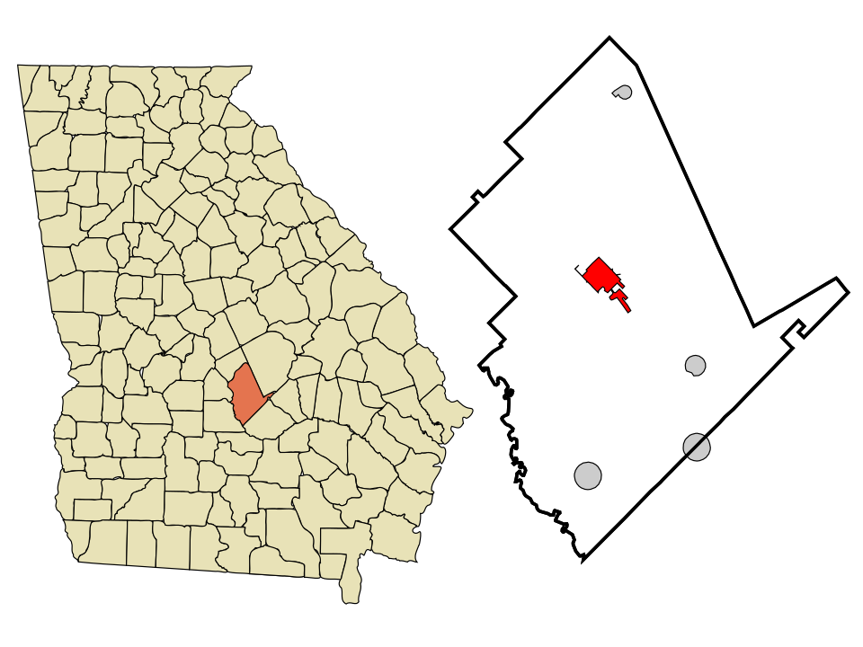 Map of Eastman
