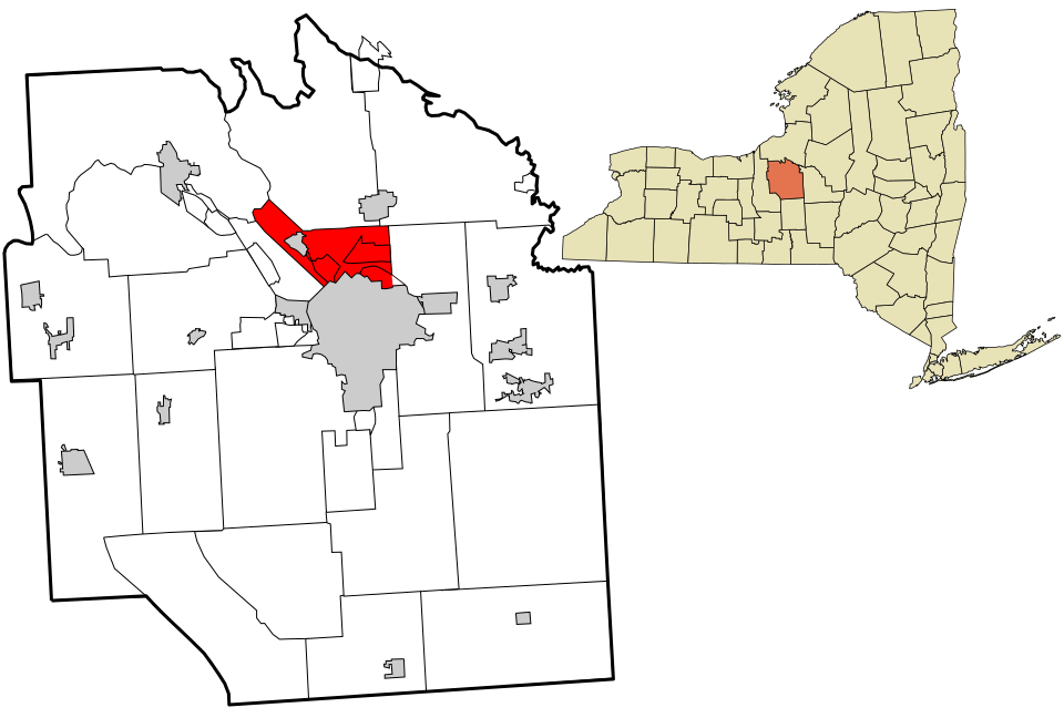 Locator map of Salina