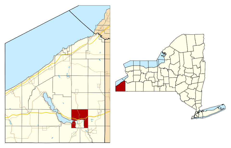 Locator map of Ellicott
