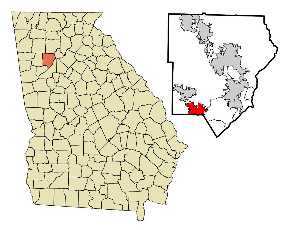 Map of Austell