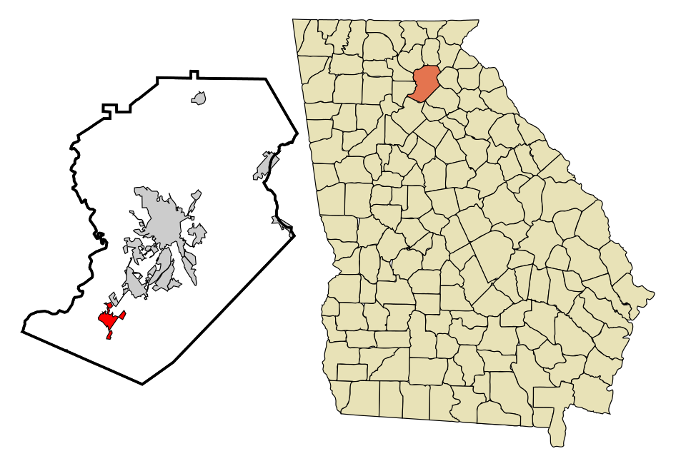 Map of Flowery Branch