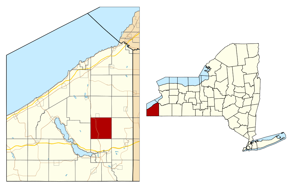 Map of Gerry