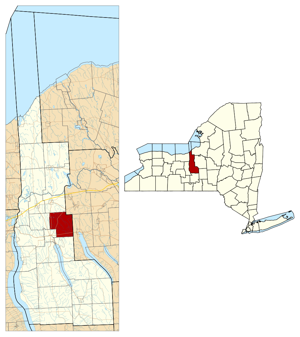 Locator map of Sennett