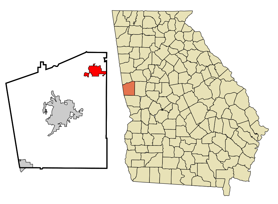 Map of Hogansville