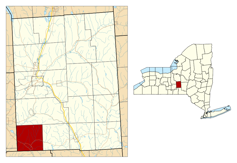 Locator map of Harford
