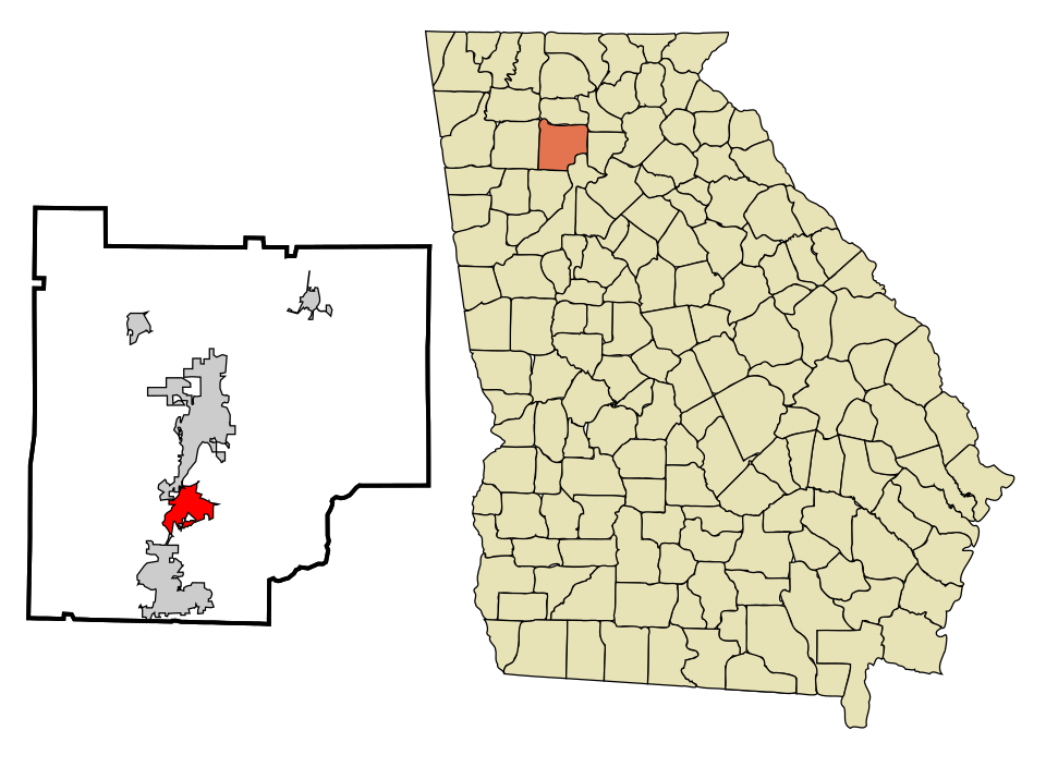 Map of Holly Springs