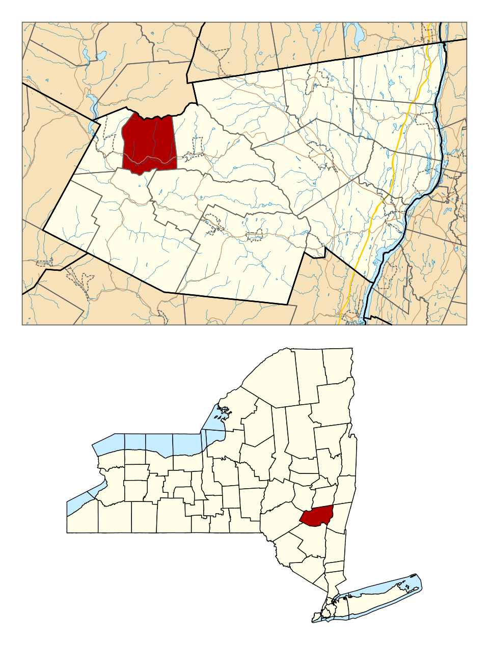 Locator map of Ashland