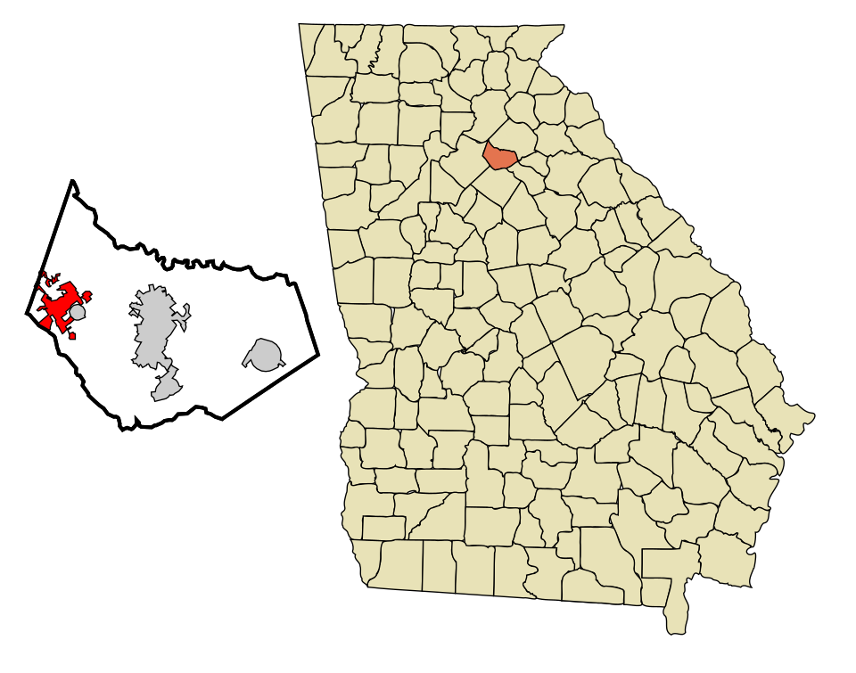 Locator map of Auburn