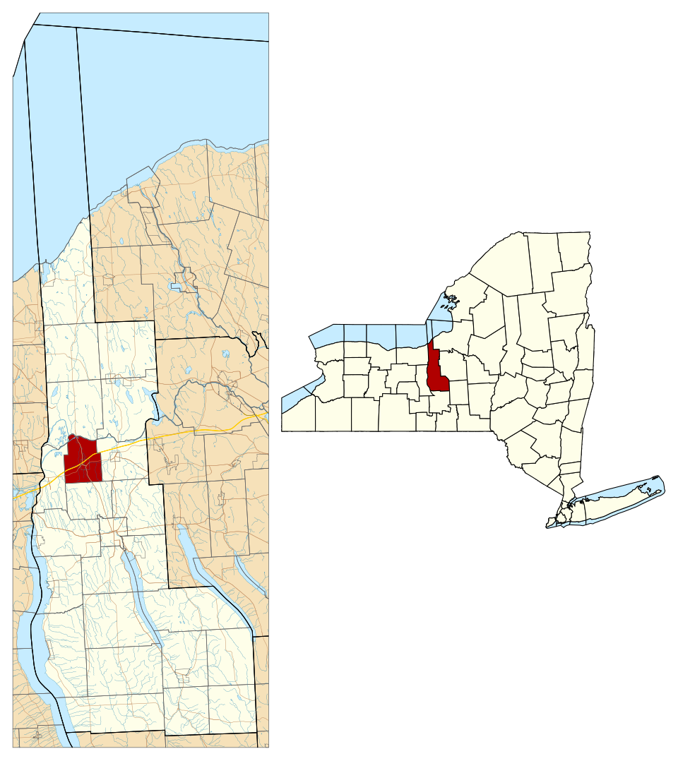Locator map of Mentz