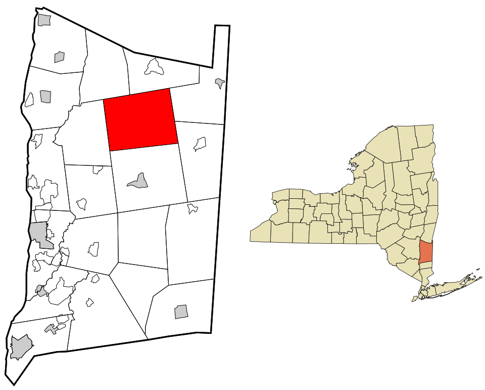 Locator map of Stanford