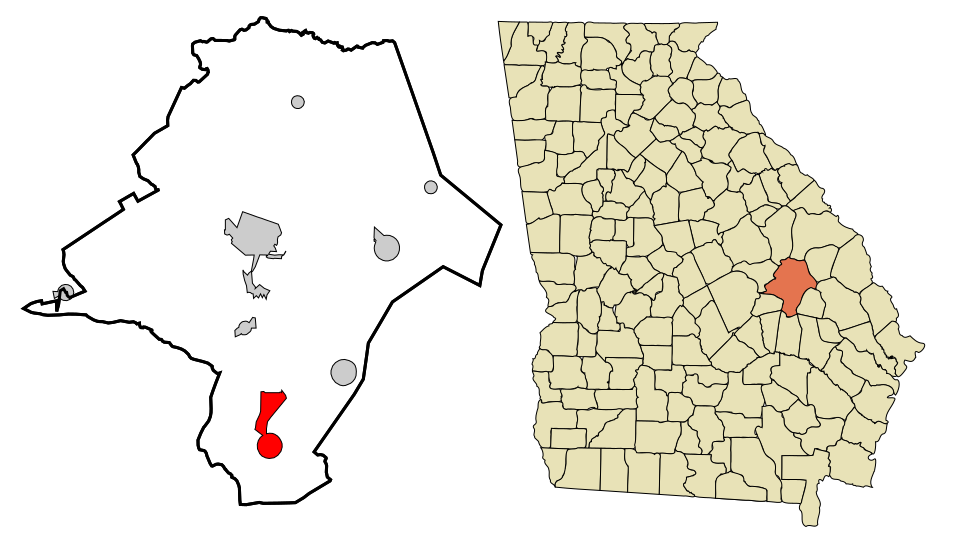 Locator map of Oak Park