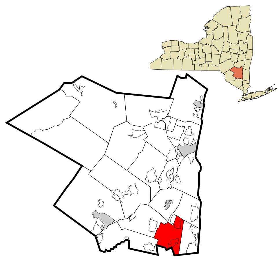 Locator map of Plattekill