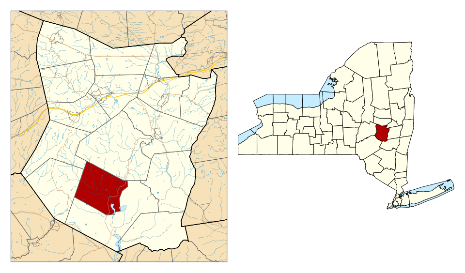 Locator map of Blenheim