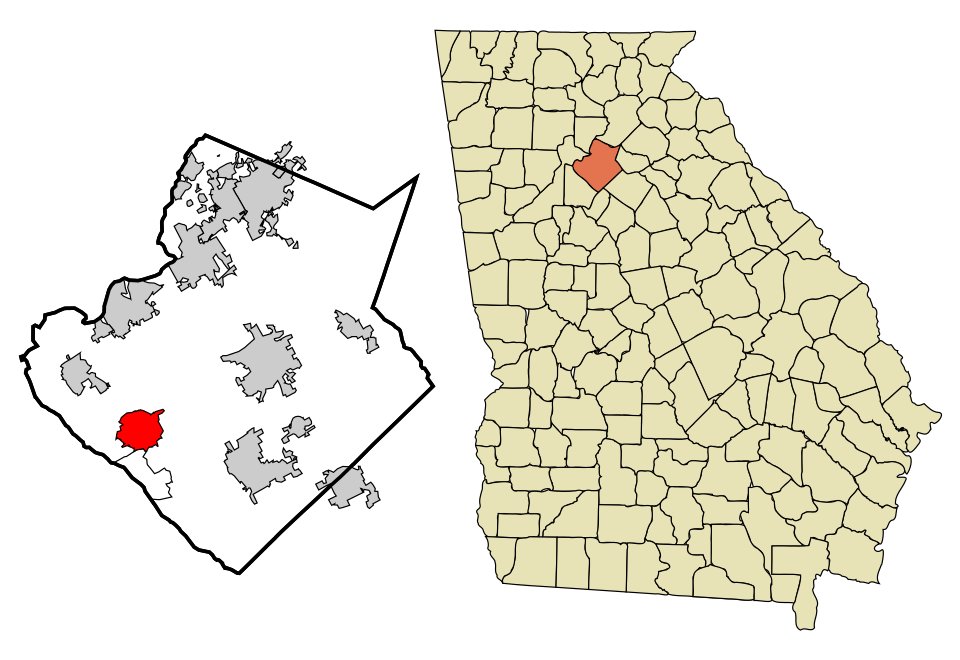 Map of Lilburn