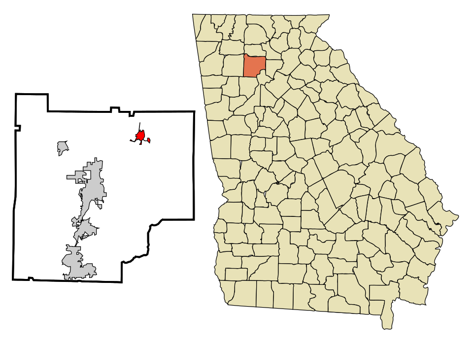Map of Ball Ground