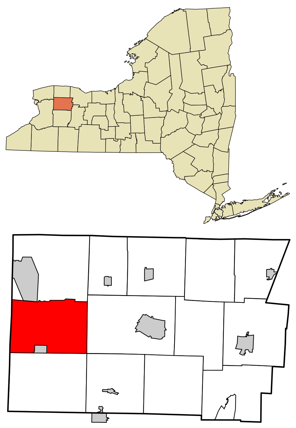 Locator map of Pembroke