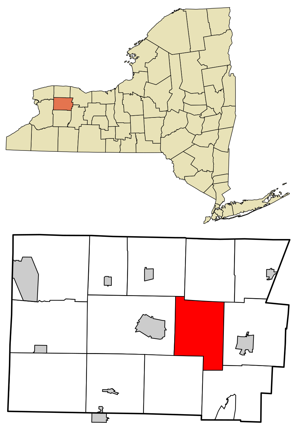 Locator map of Stafford