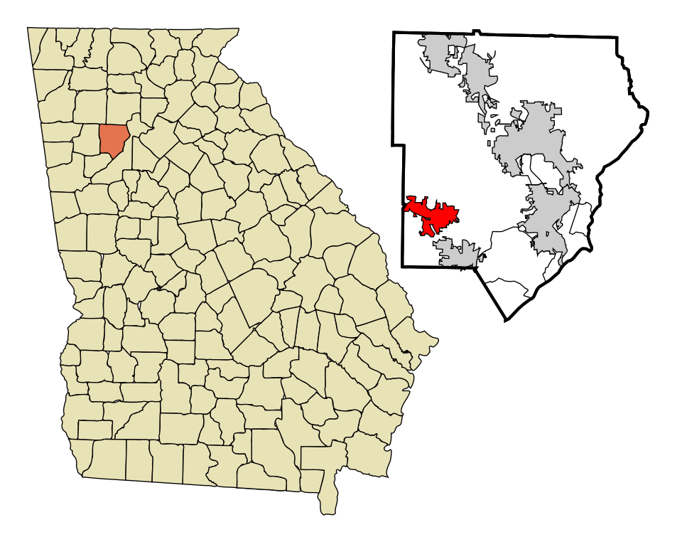 Map of Powder Springs