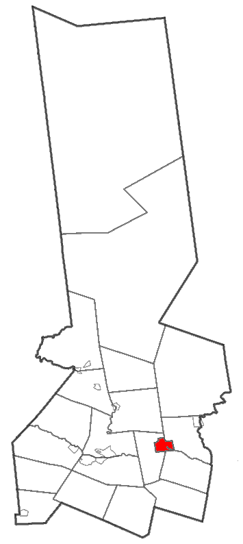 Locator map of Little Falls