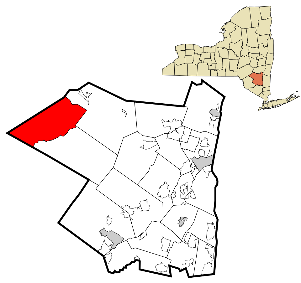 Locator map of Hardenburgh