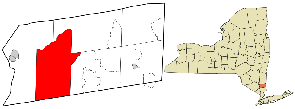 Locator map of Putnam Valley