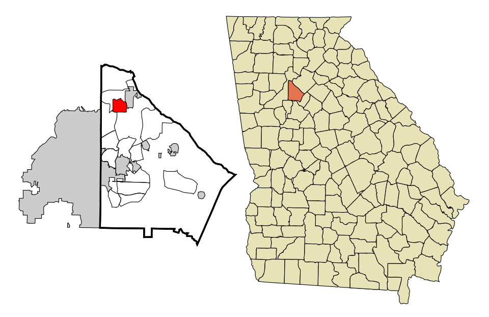 Map of Chamblee