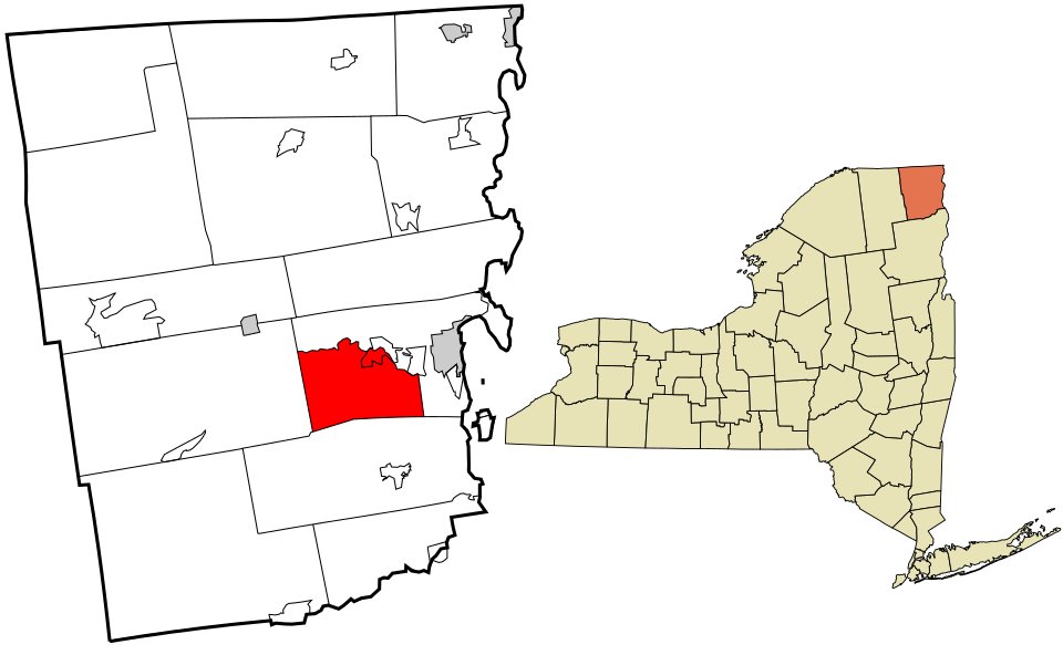 Locator map of Schuyler Falls