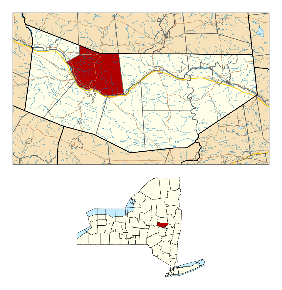 Locator map of Palatine