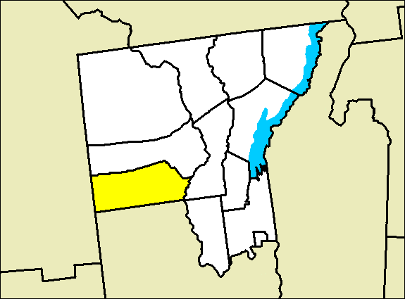 Locator map of Stony Creek