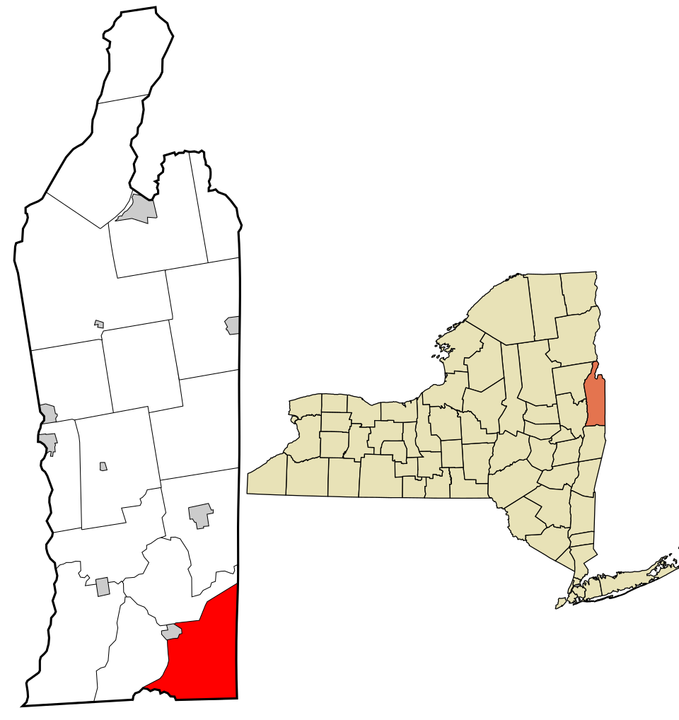 Locator map of White Creek
