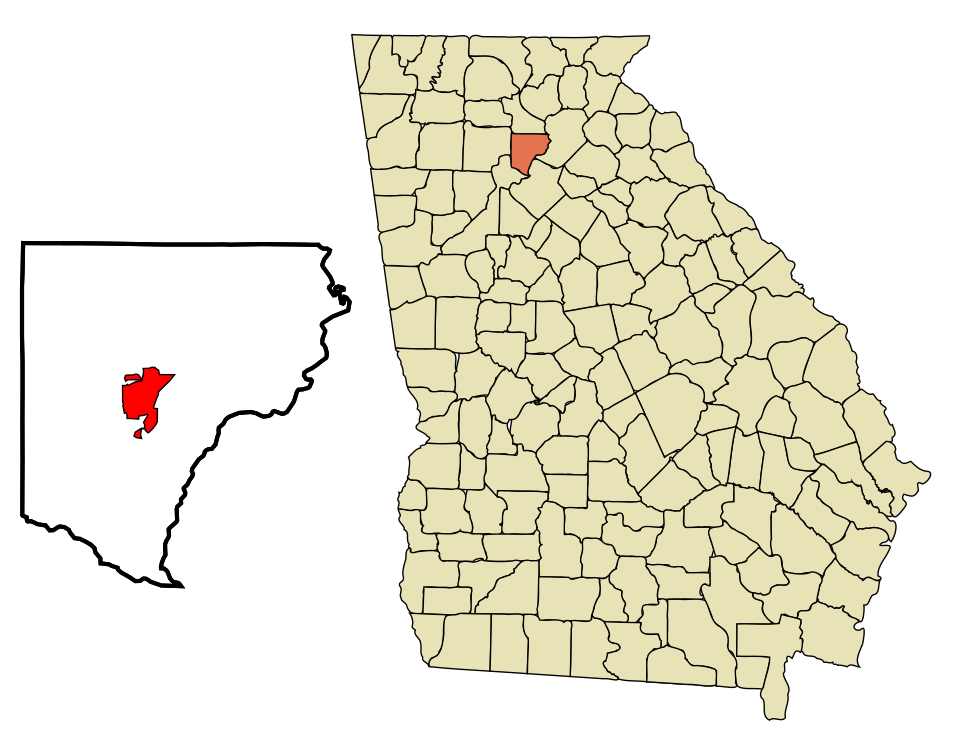 Map of Cumming