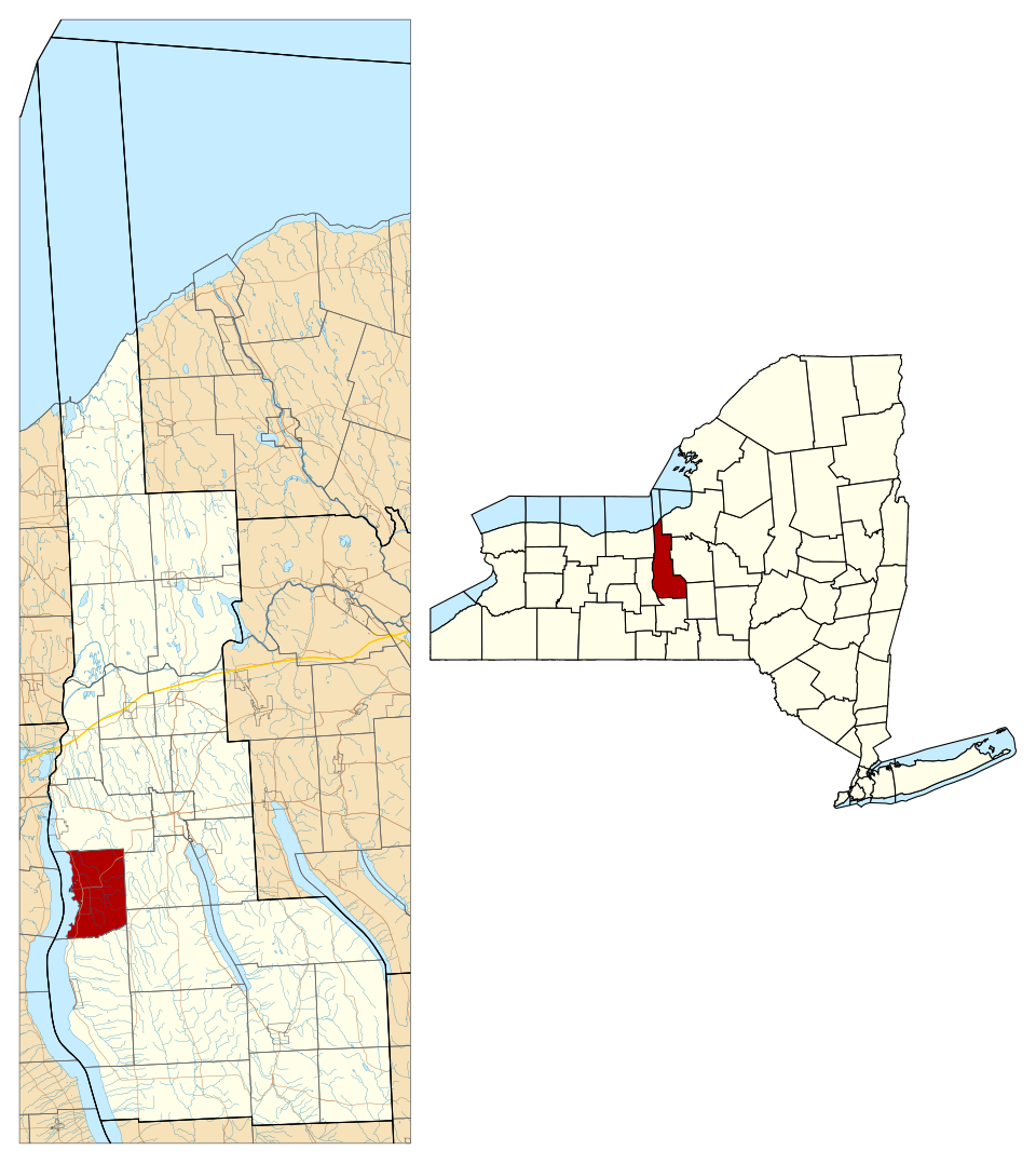 Locator map of Springport