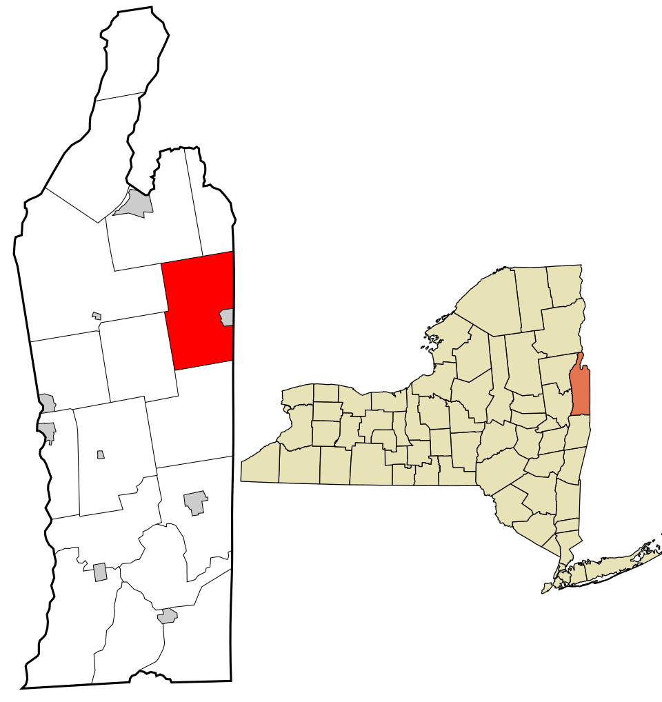 Locator map of Granville