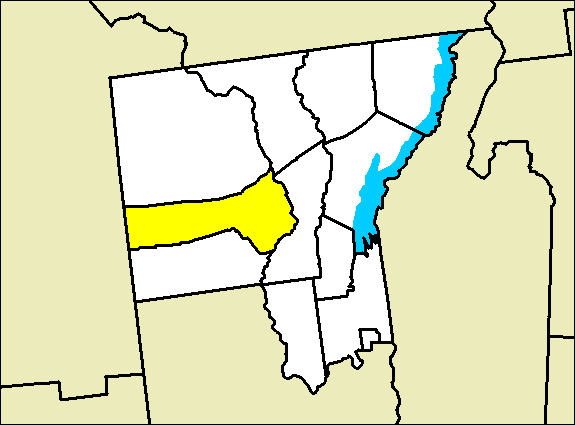 Locator map of Thurman