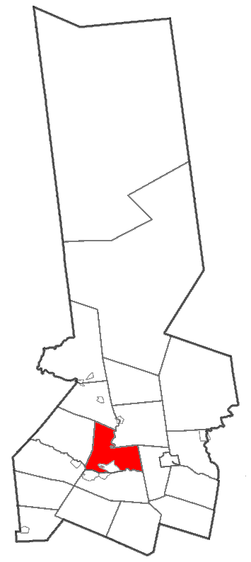 Locator map of Herkimer