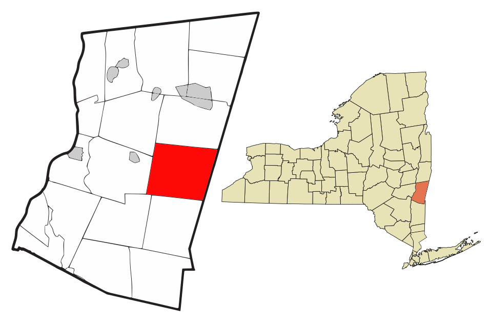 Locator map of Hillsdale