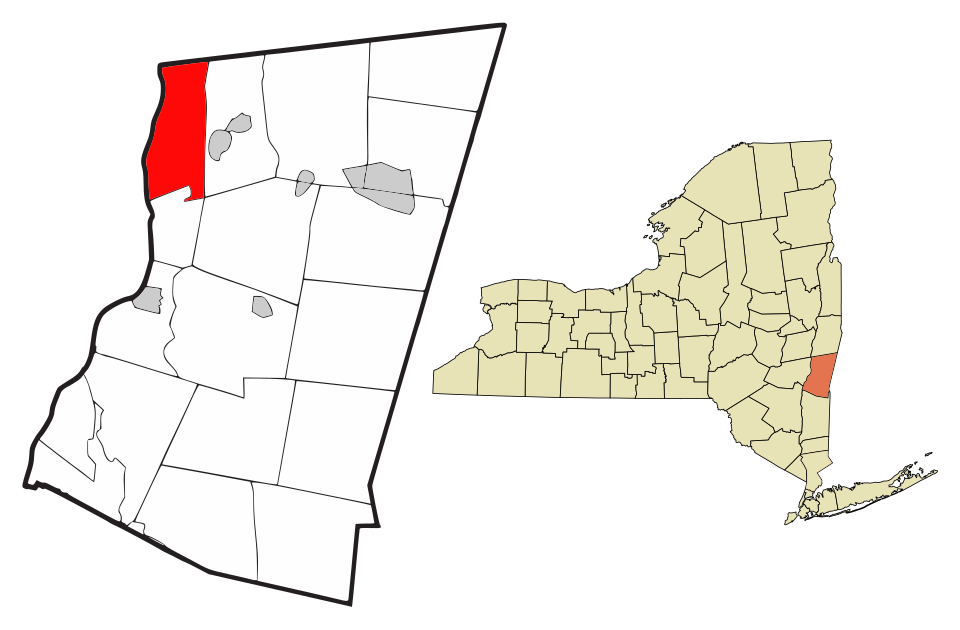Locator map of Stuyvesant