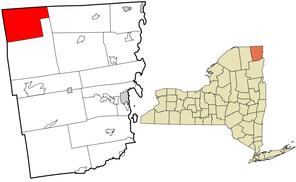 Locator map of Clinton