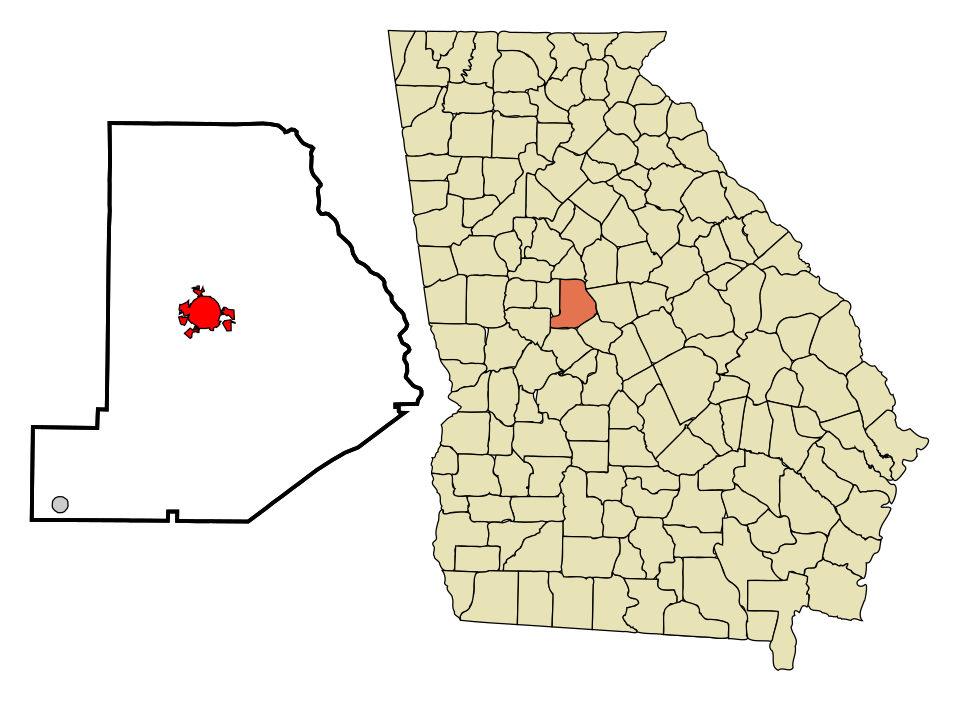 Map of Forsyth
