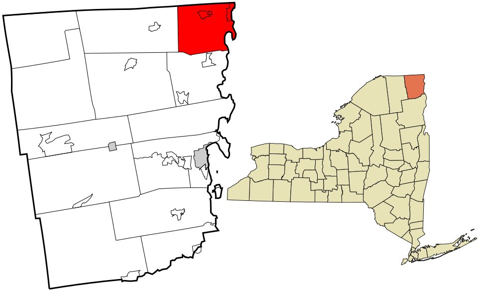 Map of Champlain