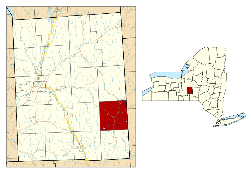 Map of Cincinnatus